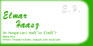 elmar haasz business card